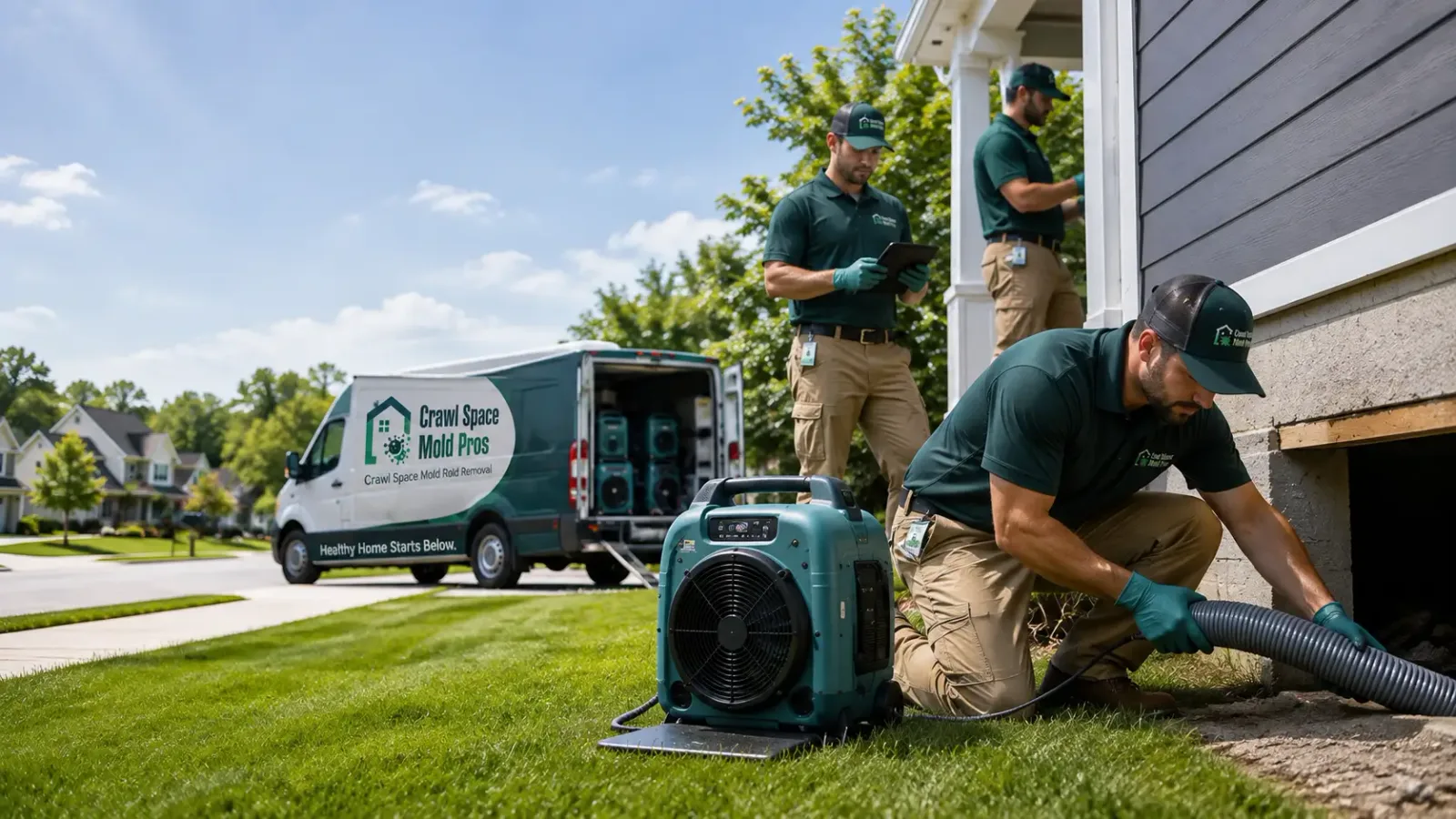 Crawl Space Mold Removal in Clinton, ME